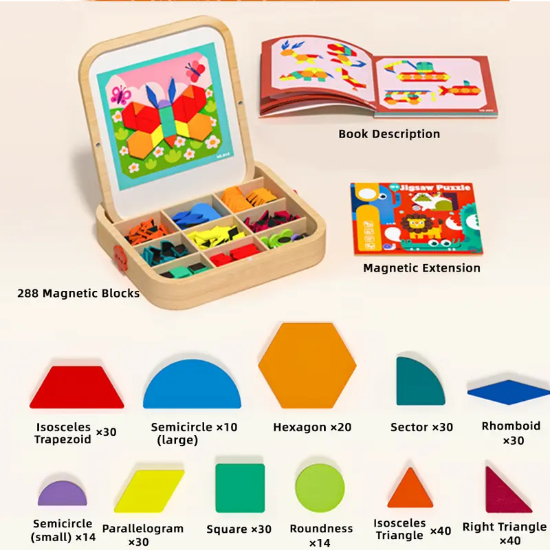 Creative Magnetic Wooden Jigsaw Puzzle